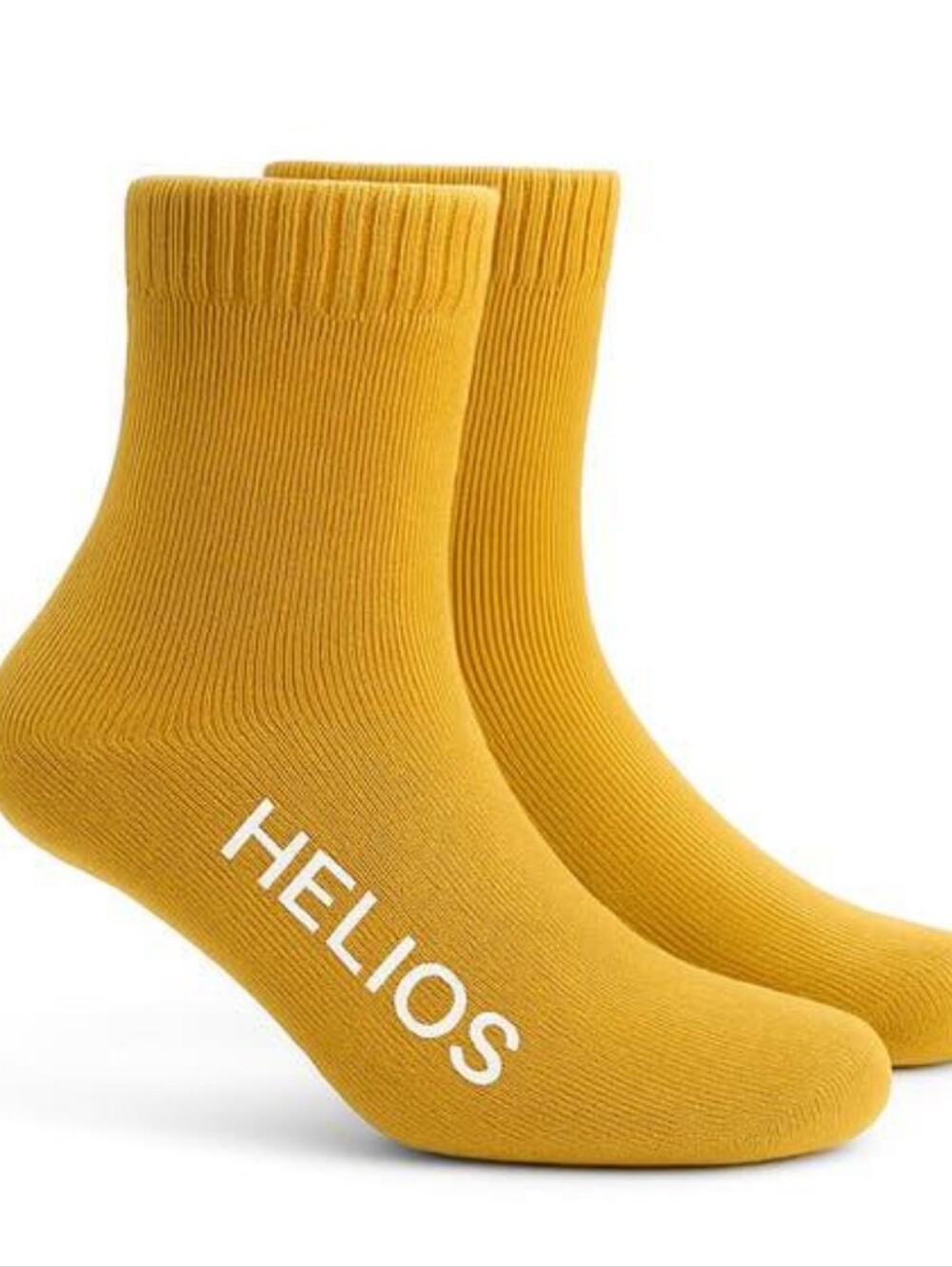 Helios Men’s Crew Socks — Mustard Yellow